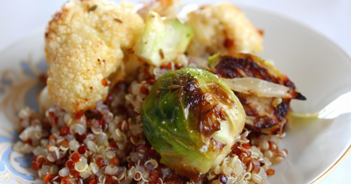 Fat and Happy Blog Roasted Cauliflower with Cumin Lime Dressing