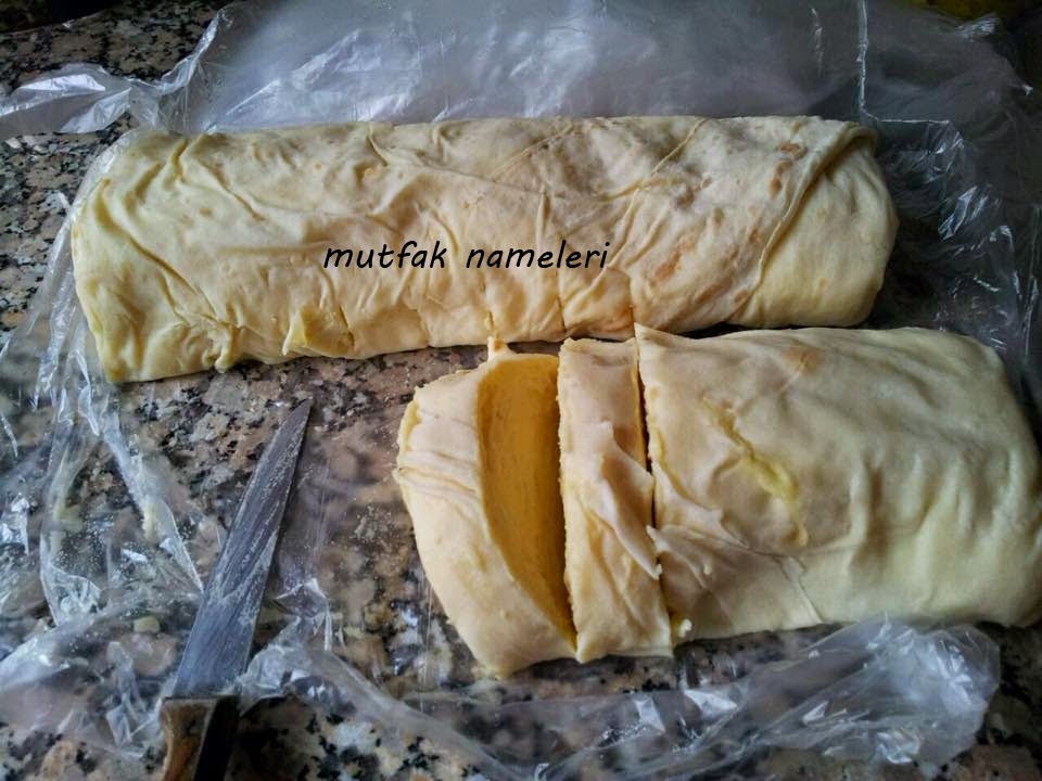 patatesli rulo börek buzlukta