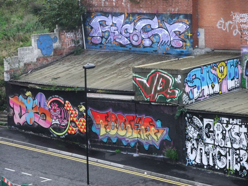Photographs Of Newcastle Ouseburn Street Art and Graffiti