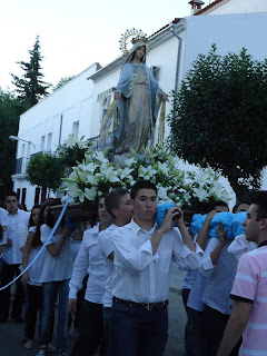 La Virgen de la Medalla Milagrosa de Pozoblanco. Foto: Pozoblanco News, las noticias y la actualidad de Pozoblanco (Córdoba), a 1 click. Prohibido su uso y reproducción * www.pozoblanconews.blogspot.com