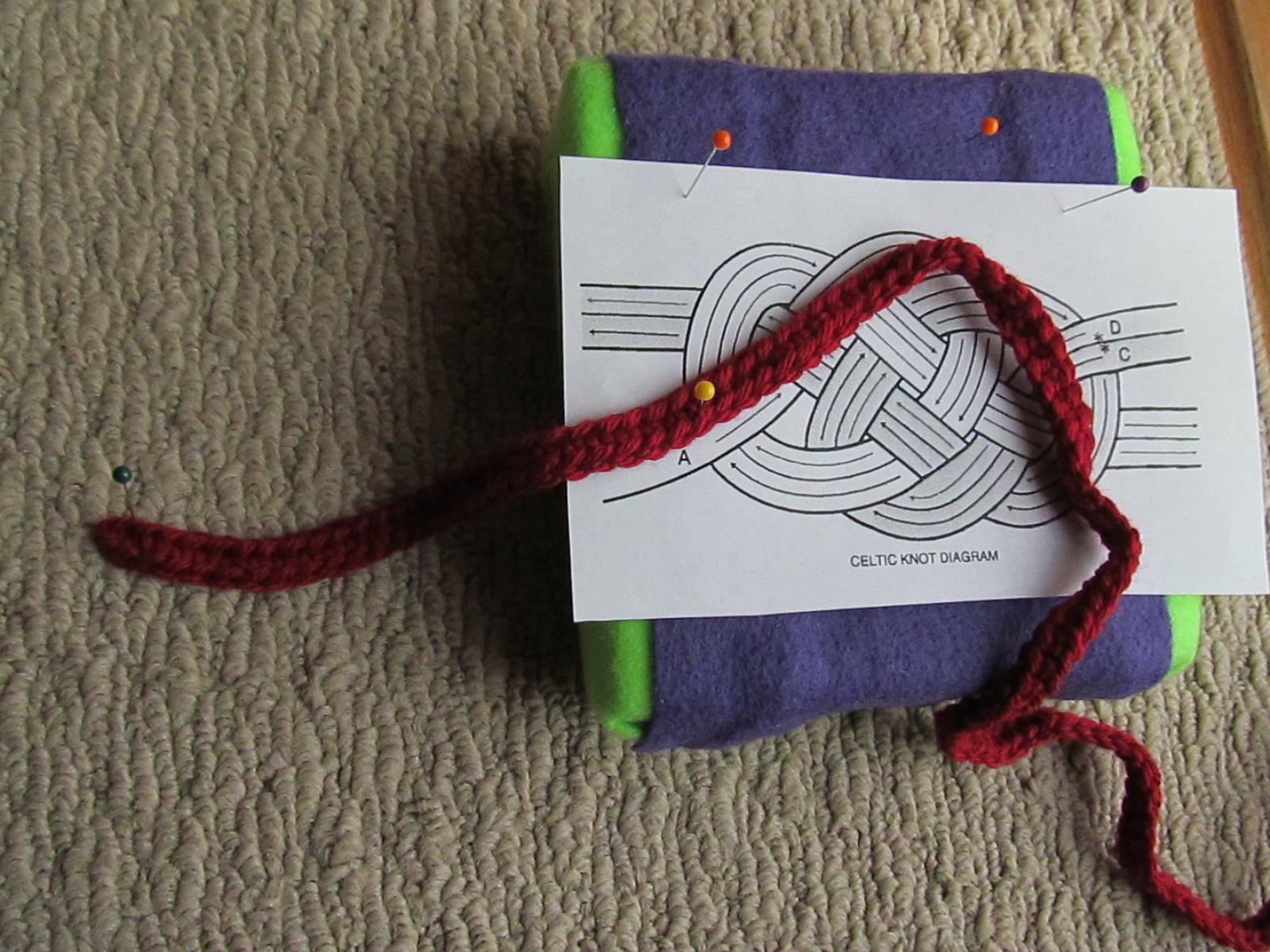 Celtic Knot Crochet Celtic Knot Belt and Bracelet Tips and Photos