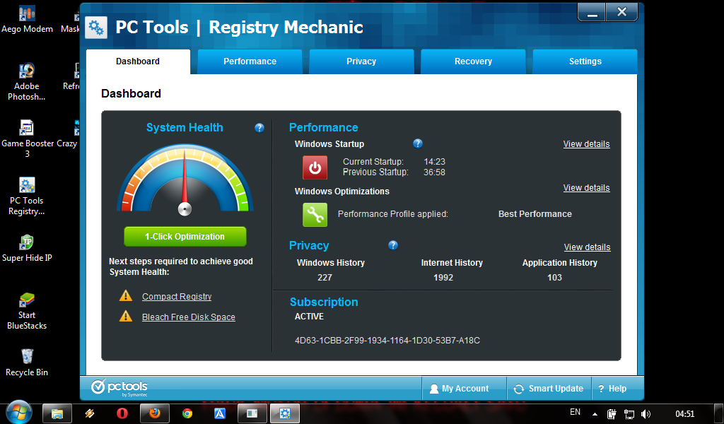 Pc Tools Registry Mechanic Free Vista