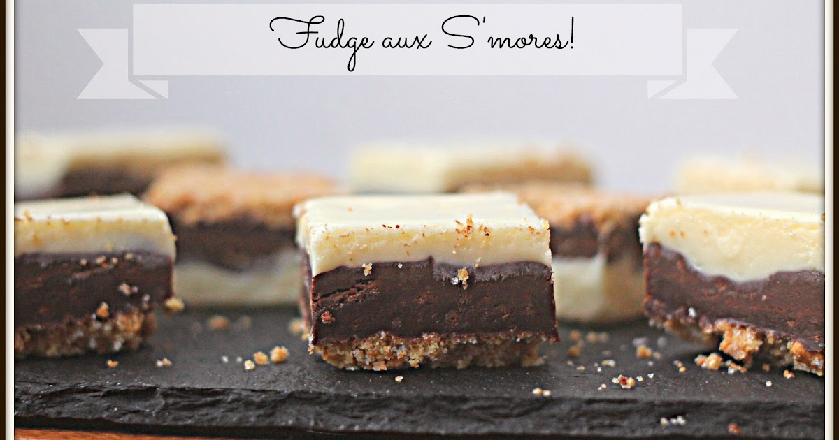 Cinq Fourchettes etc. Fudge aux... S'mores!
