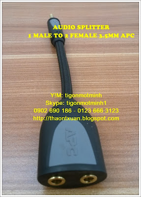 Jack chuyển 2.5, 3.5, 6.3 và dây cáp nối dài cho tai nghe, loa - 4