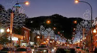 Winterfest lights in Gatlinburg, TN