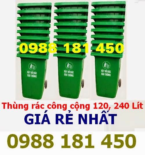 Thùng rác 80 lít 120 lít 240 lít giá rẻ,Thùng rác công cộng giá rẻ