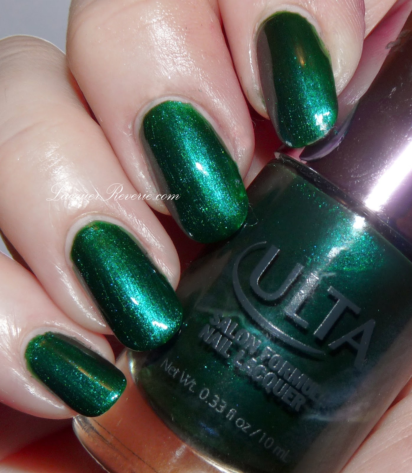 Lacquer Reverie Emerald Greens OPI, Ulta, and Zoya