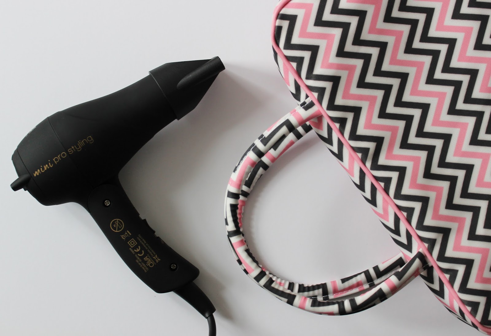 travel essentials with Diva pro styling travel dryer