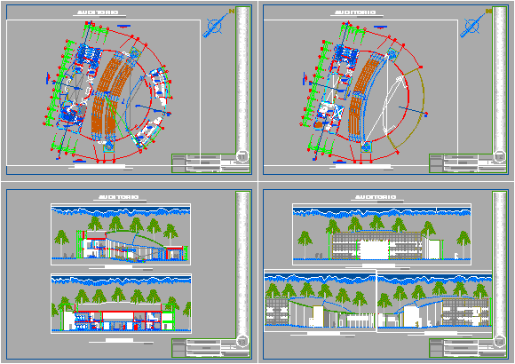 Plan Autocad d'un Centre culturel et salle de spectacle dwg Plan+Autocad+Centre+culturel+et+salle+de+spectacle+dwg