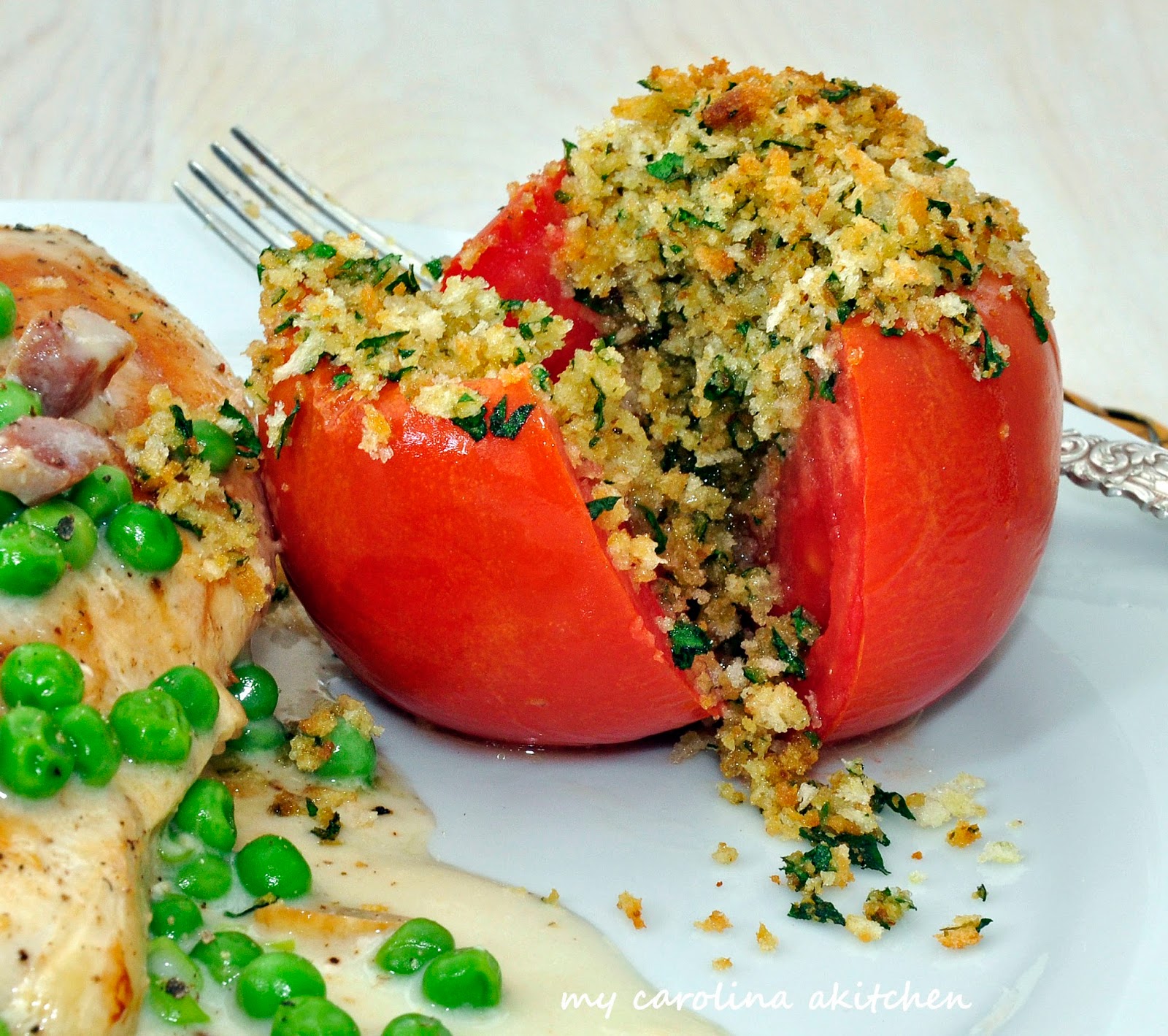 My Carolina Kitchen Stuffed Tomatoes French Style "Tomates Farcies