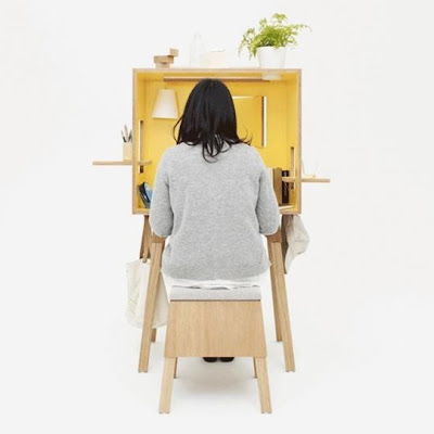 diseño escritorio japonés dise%C3%B1o escritorio original 1 Diseño de Escritorio Moderno, Original y Creativo desde Japón