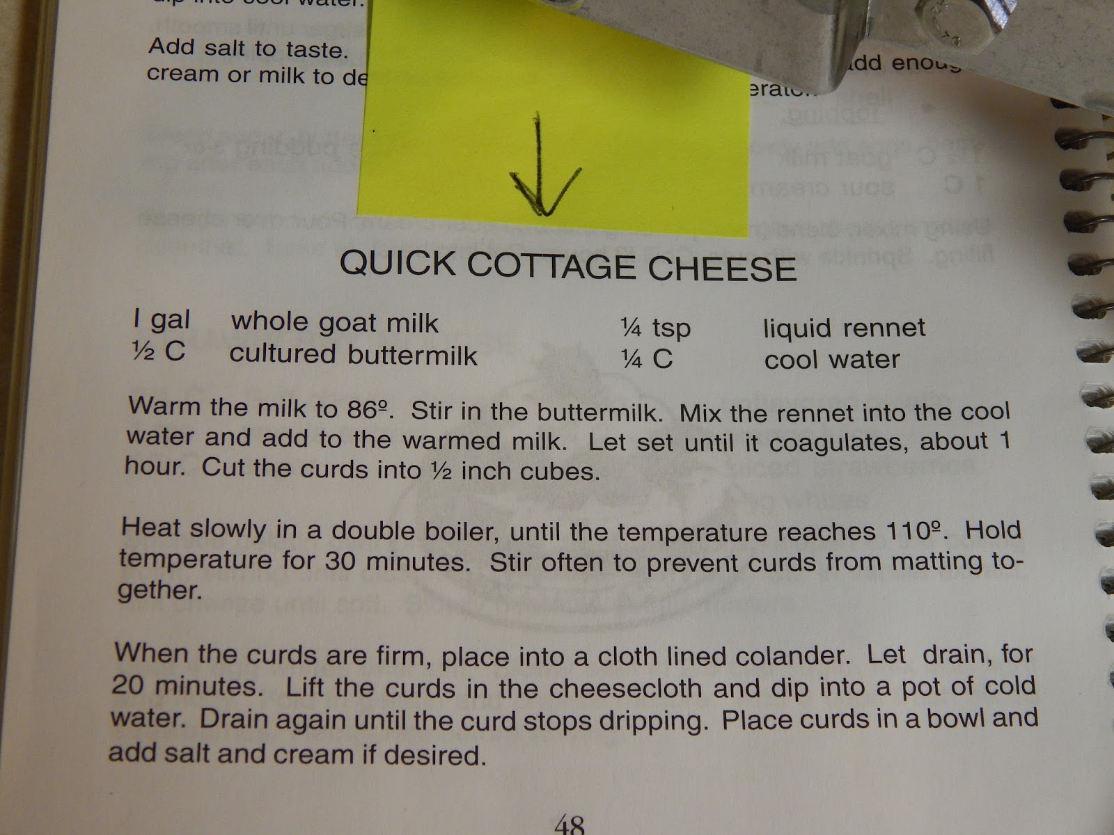 Thoughts From Frank And Fern The Fine Art Of Making Cottage Cheese