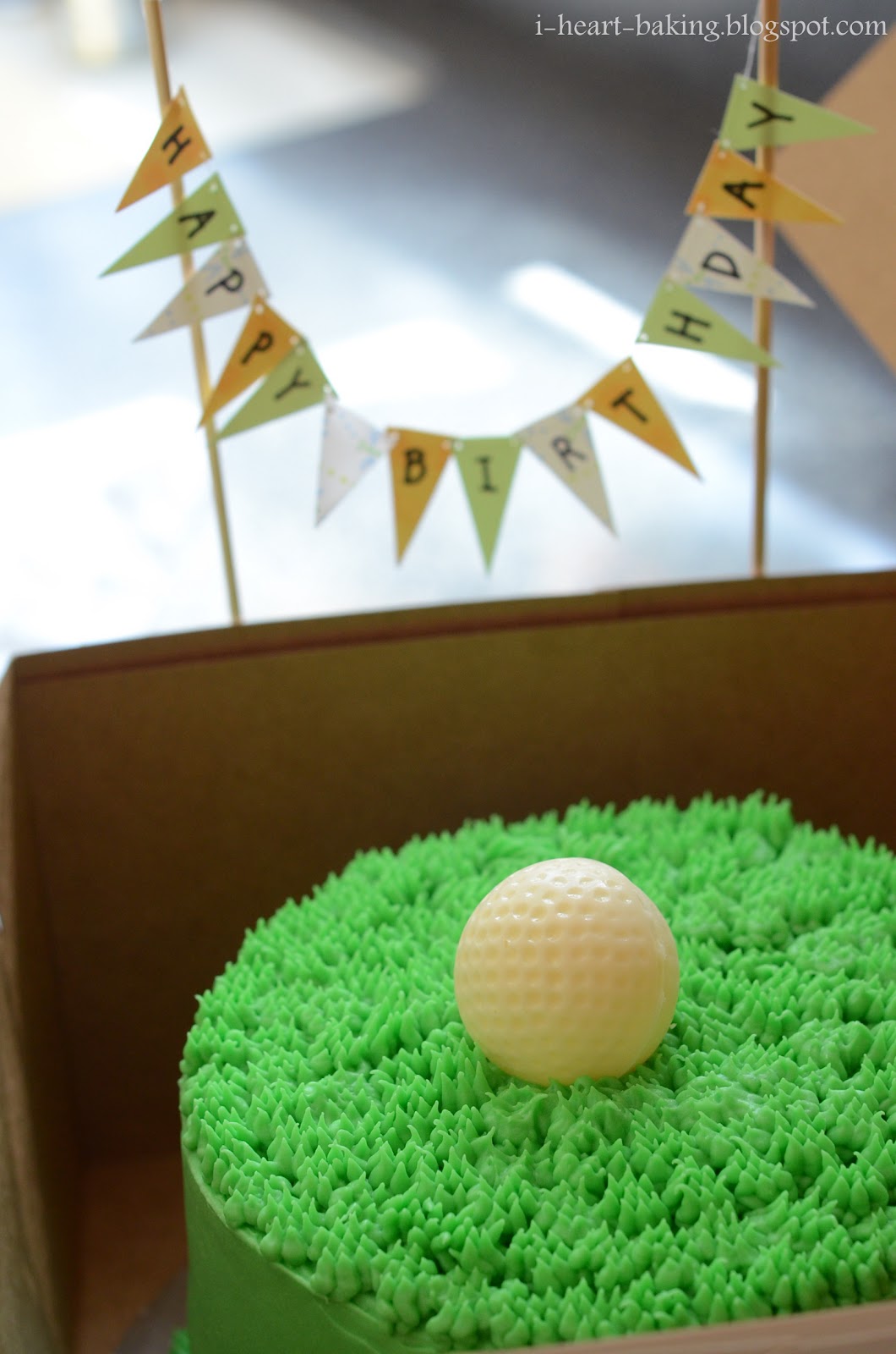 i heart baking! golf ball cake chocolate cake with cherries jubilee