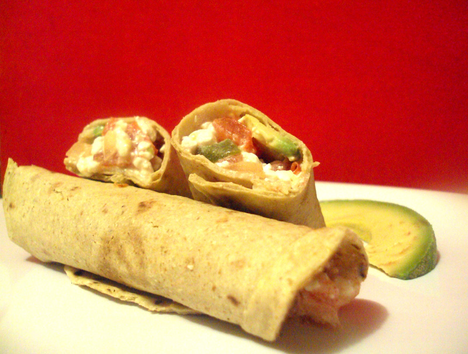 The Gab Housewife Chronicles Cottage Cheese and Veggies Wrap