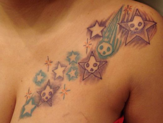 Cute Star Tattoos star designs