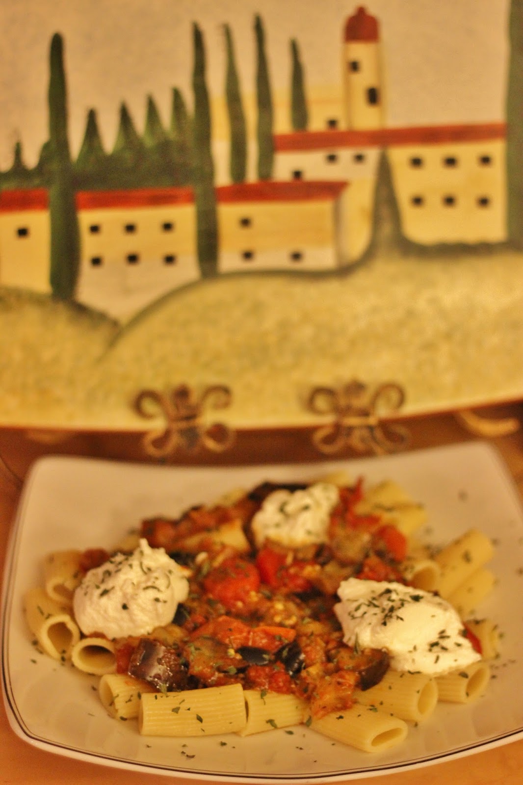 Vino Travels An Italian Wine Blog Sicilian volcanic wine pairing Pasta alla Norma with Giovi