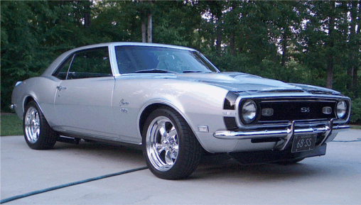 1968 Camaro Coupe Classic Muscle Car Front Right View