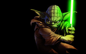 Yoda Star Wars Lightsaber HD Wallpaper