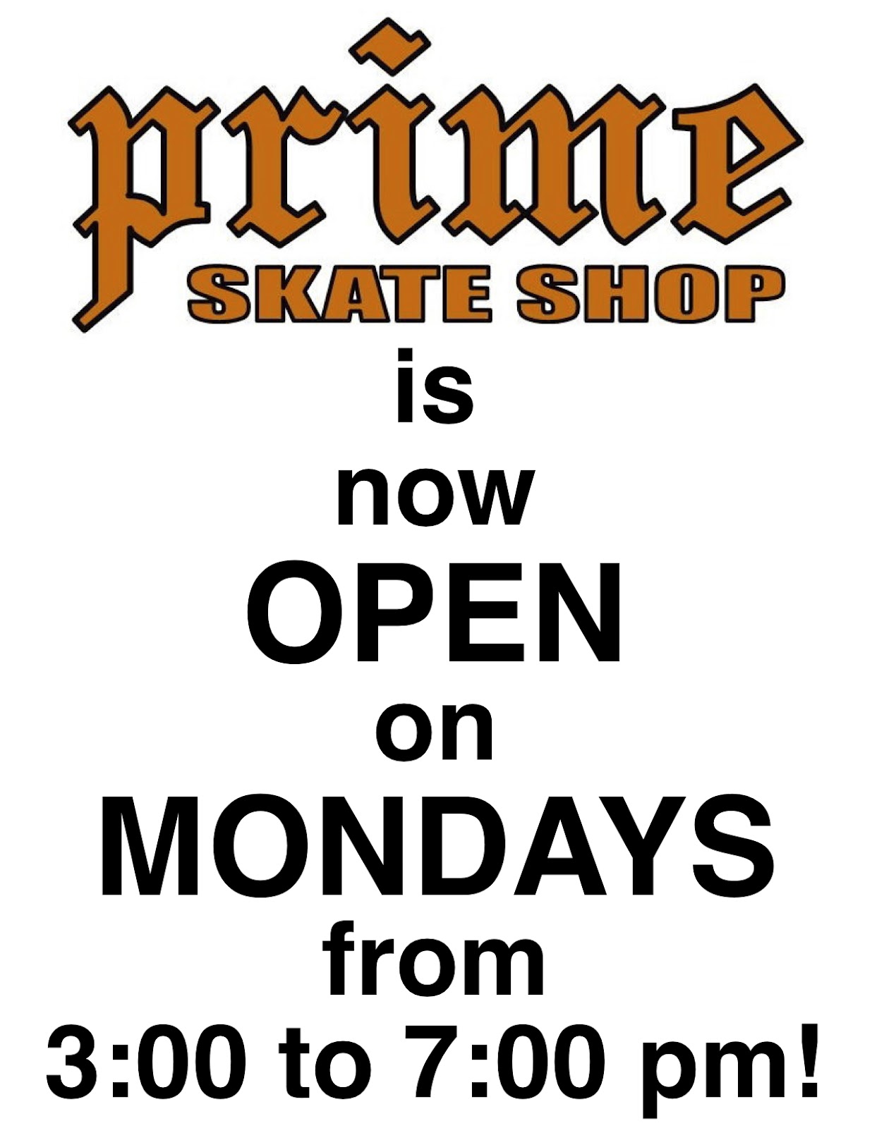 Prime Skate Shop June 2012
