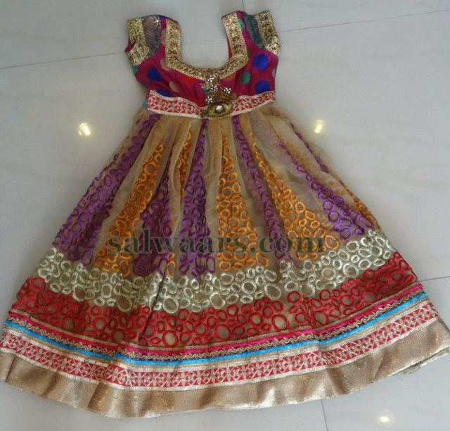 Designer Frock for 8 to 10 years