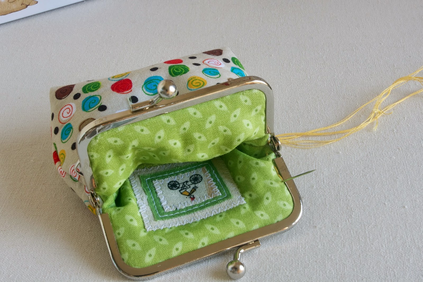 Stitching Notes Tutorial Kiss Lock Coin Purse