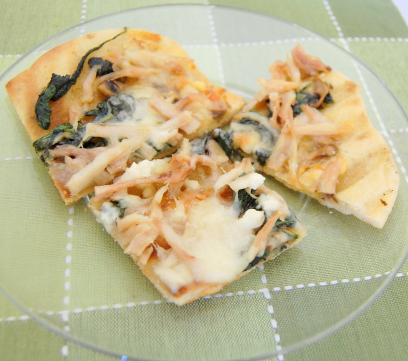 Grilled Spinach, Feta & Chicken Pizza 365 Days of Baking