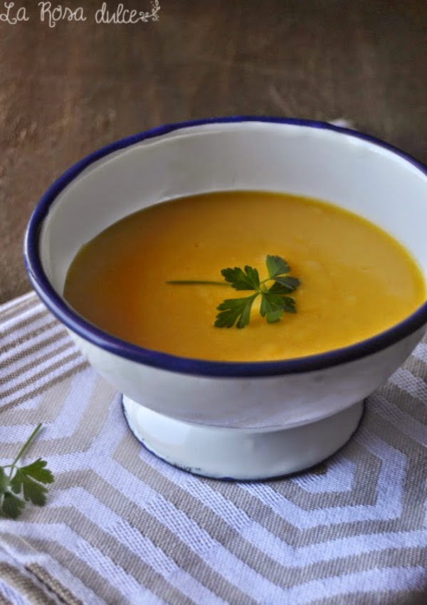 Crema De Lentejas Rojas Con Cúrcuma