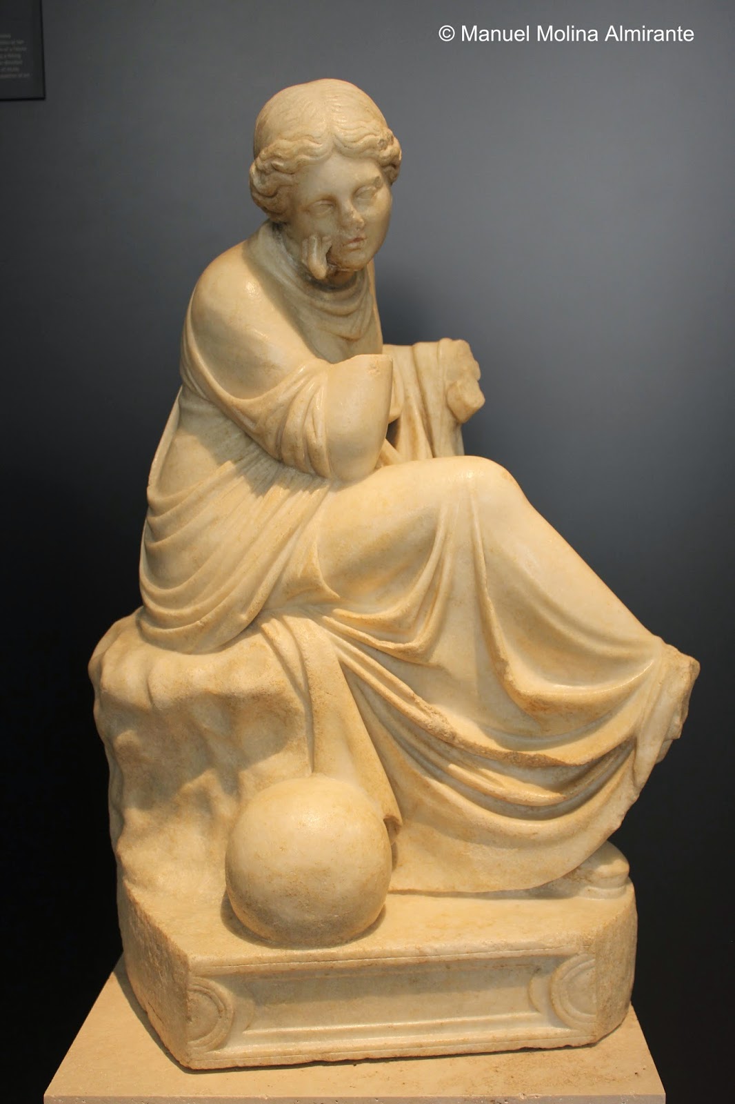 ASTRONOMIAYRUTAS. Urania y la astronomía. Musa romana de Churriana.