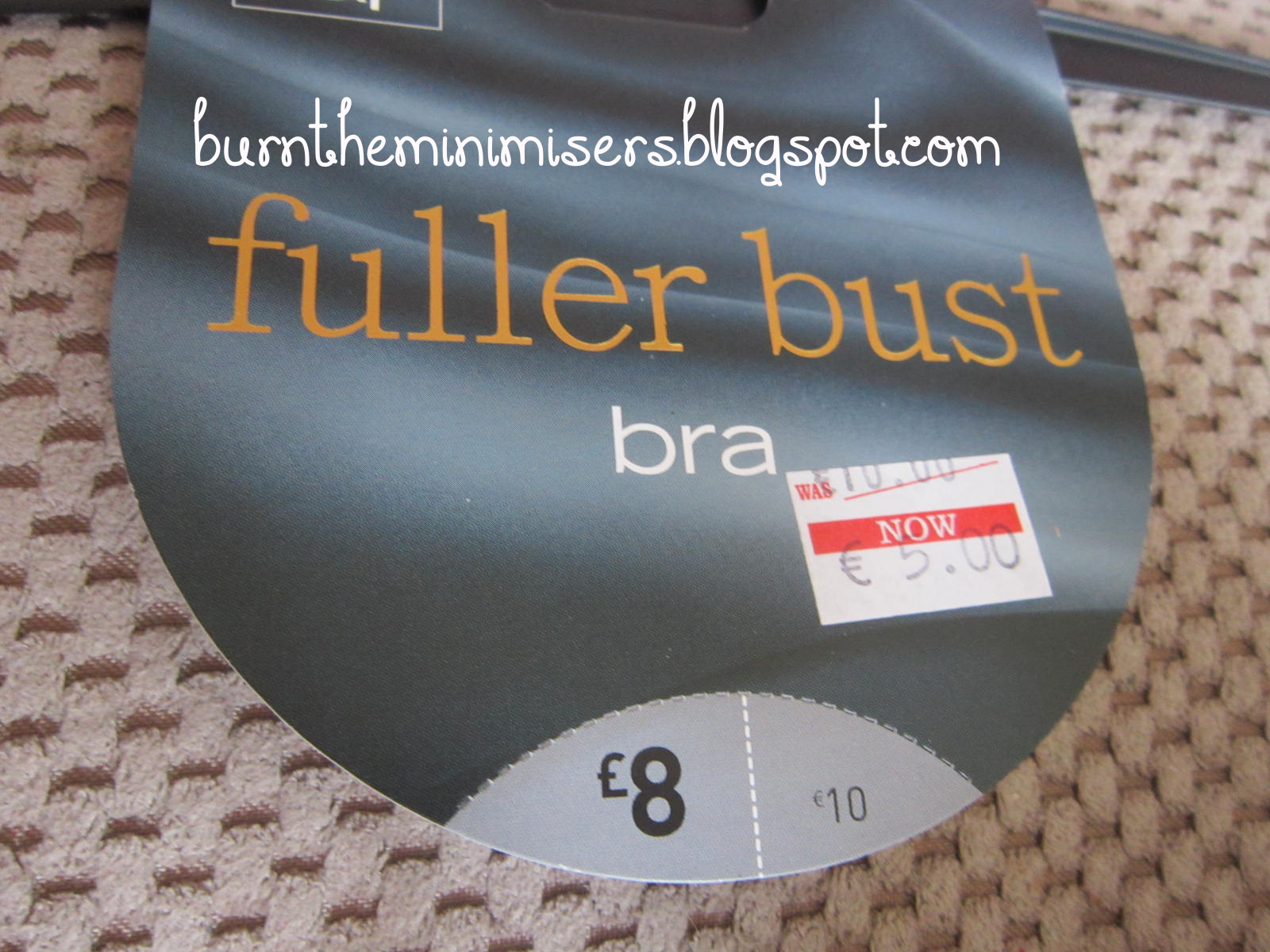 Burn the Minimisers: Bra Review: F&F Harmony Lace Fuller Bust Bra