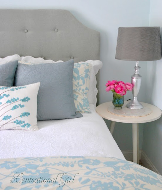 domestic chic: diy: tufted headboard