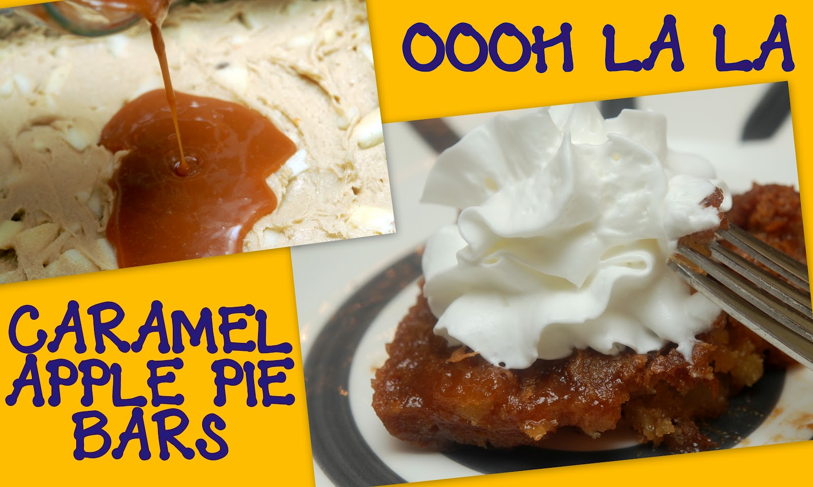 CARAMEL APPLE PIE BARS Hugs and Cookies XOXO