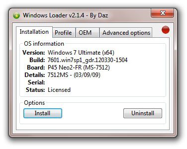 Download Windows Loader v2.1.5 by DAZ