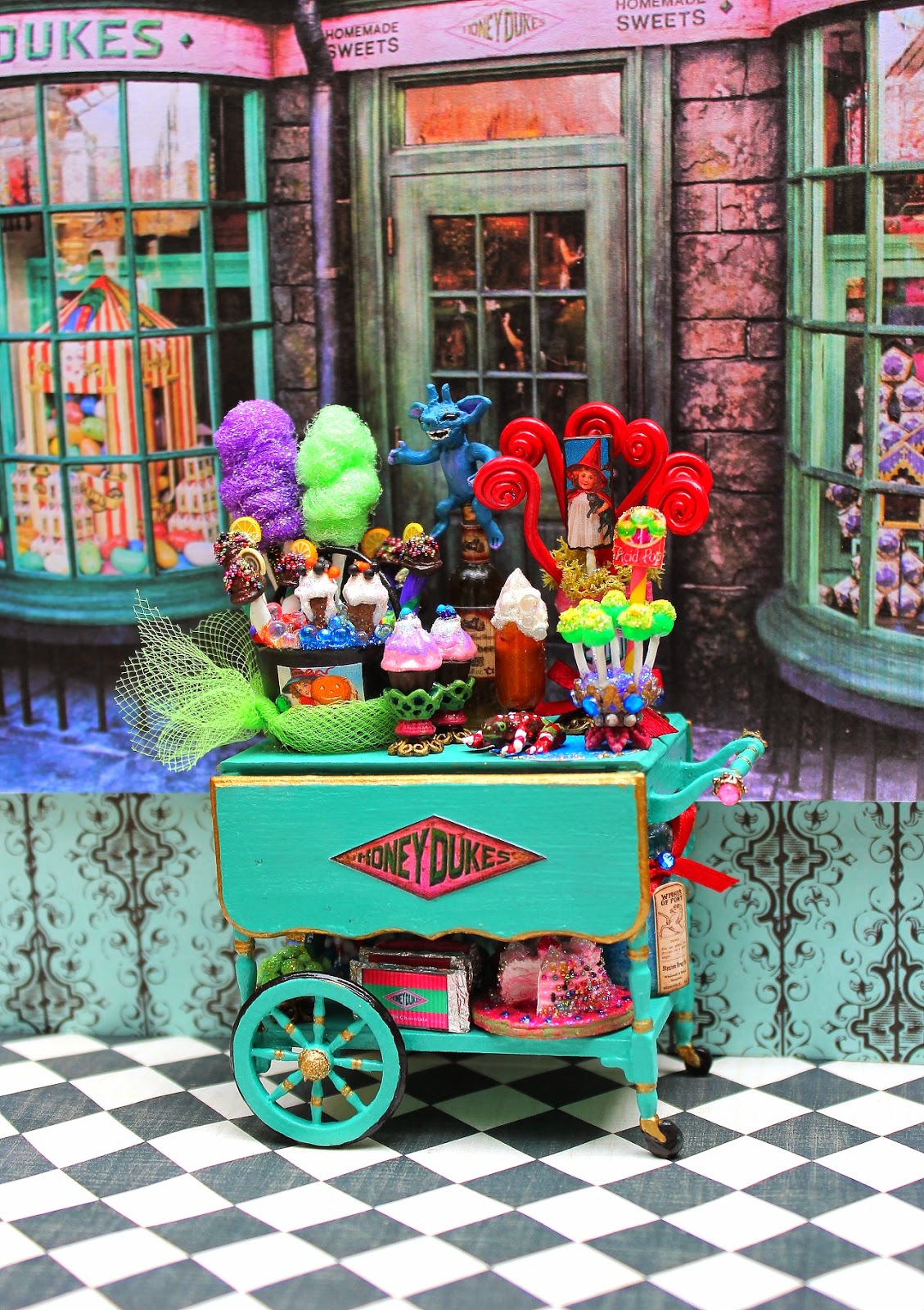 19th Day Miniatures Works in Progress New Dollhouse Miniature Harry Potter Honeydukes Candy