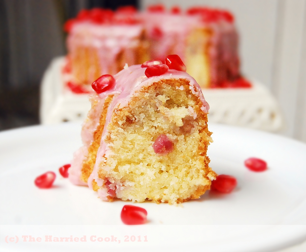 The Harried Cook Pomegranate Pound Cake