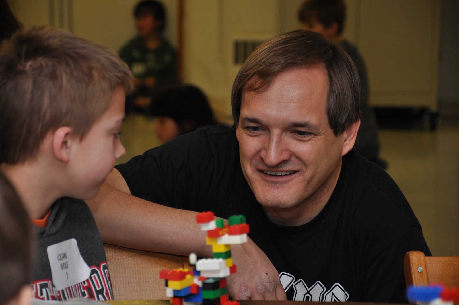 Judging the Lego Tournament at our church