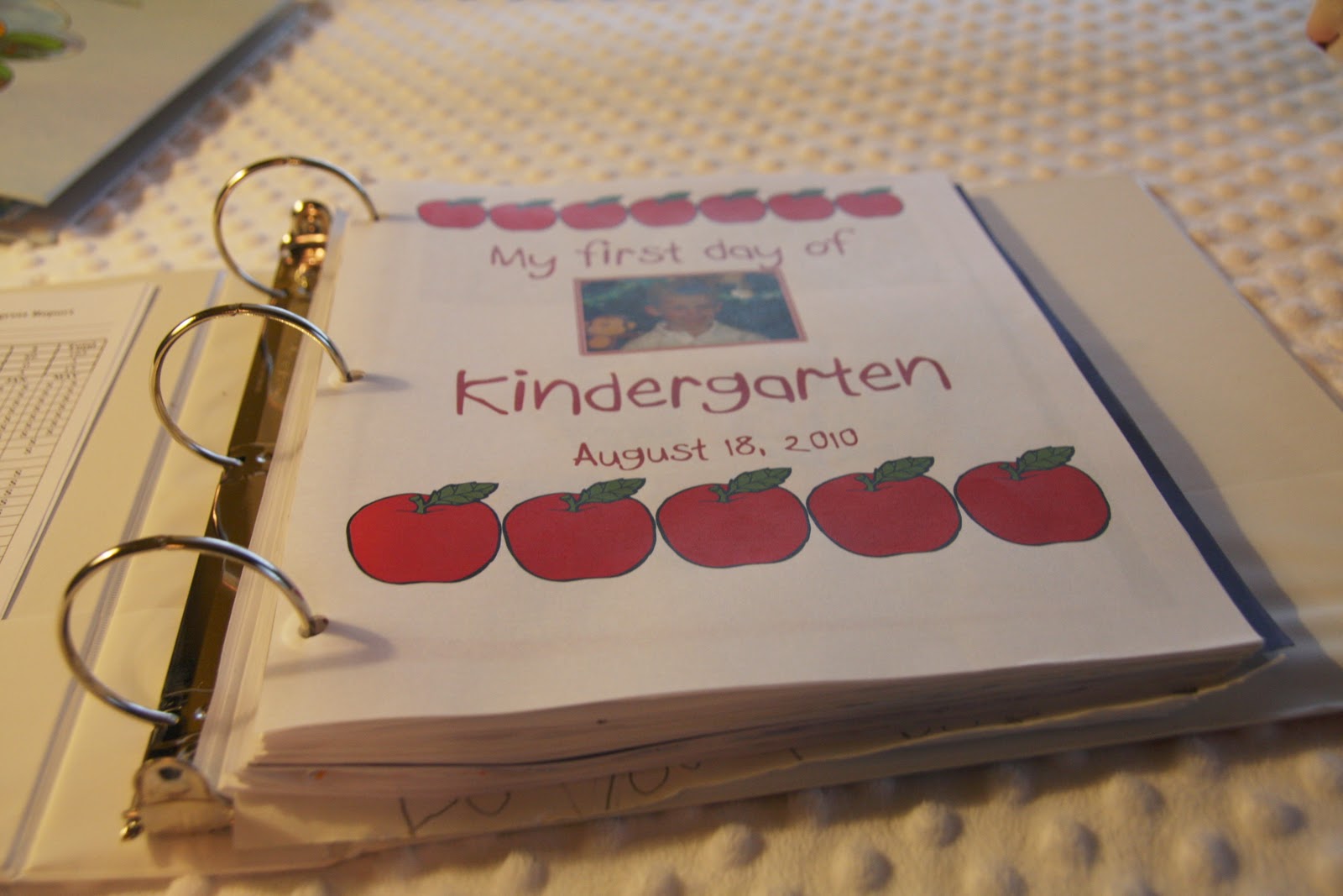 school memory binders simply organized