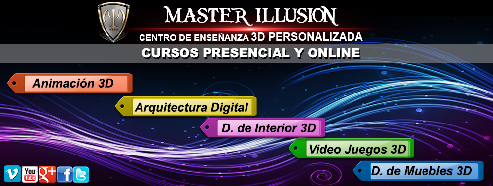 Cursos 3D Master Illusion - Clases Online y Presencial 