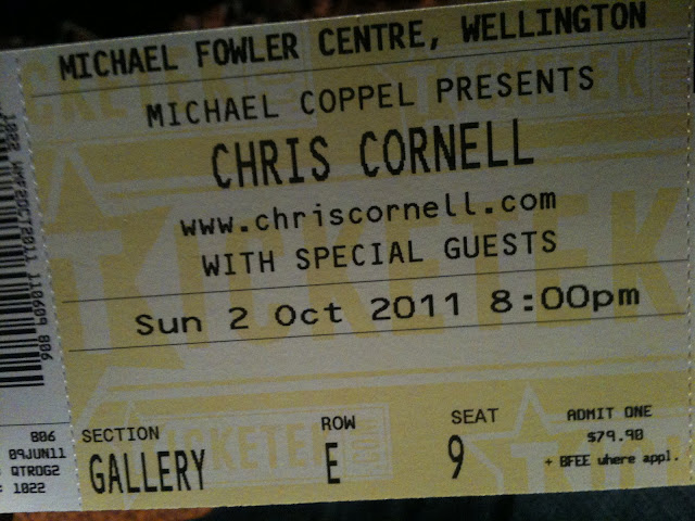 Chris Cornell Songbook Setlist Australia