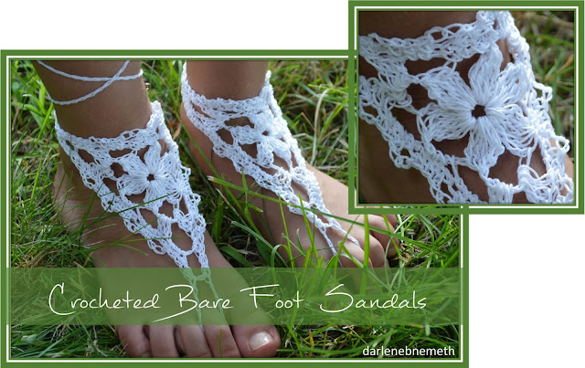 crochet pattern for barefoot sandals