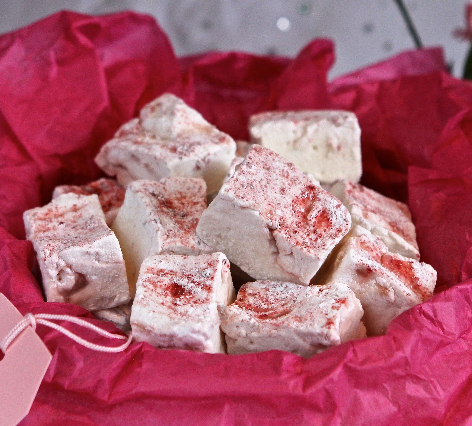 Gluten Free Alchemist Vanilla Marshmallow with Strawberry Swirl
