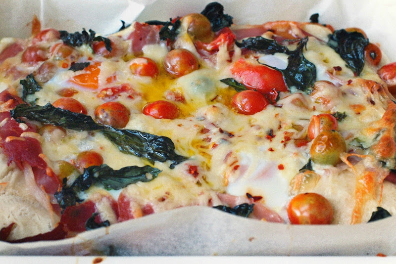 Milk and Honey Egg, Prosciutto and Cheddar Breakfast Bread