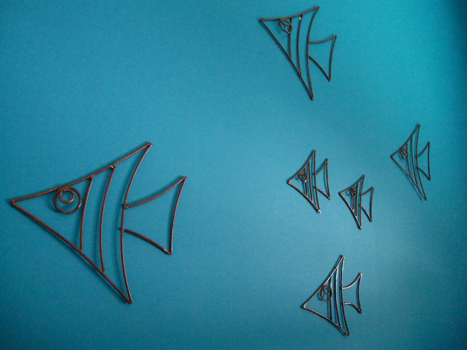 MARTINA FIERRO (cosas de hierro): Peces triangulares