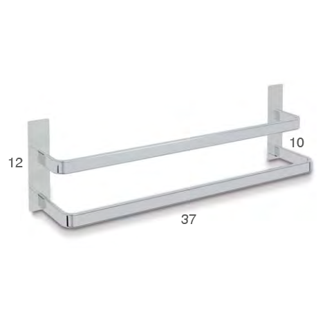 Toallero lateral mueble pegado | tu Cocina y Baño