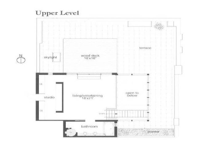 upper level floor plan