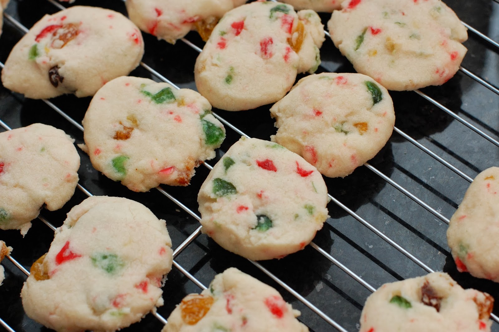 In Michelle's Kitchen Easy Eggless Fruitcake Slice and Bake Shortbread