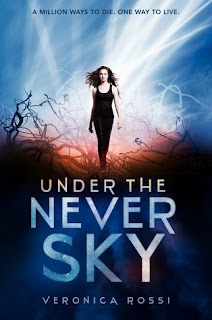 book cover for Under the Never Sky by Veronica Rossi