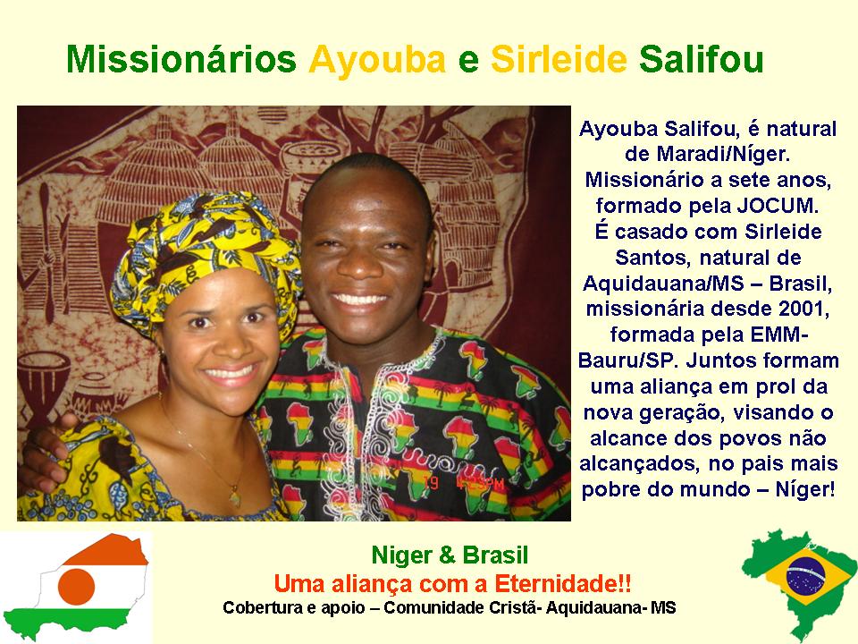 Ayouba e Sirleide Salifou - Ide as Nações / NIGER 2011