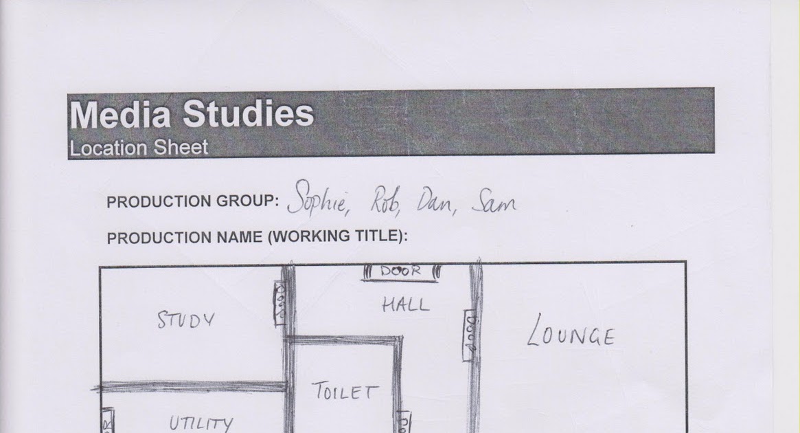 A2 Media Studies Documentary Location Sheets