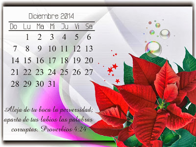 `*.¸.*✻    AQUÍ,  CALENDARIO  PARA  TODO  EL AÑO   *.¸.*✻  12+DICIEMBRE