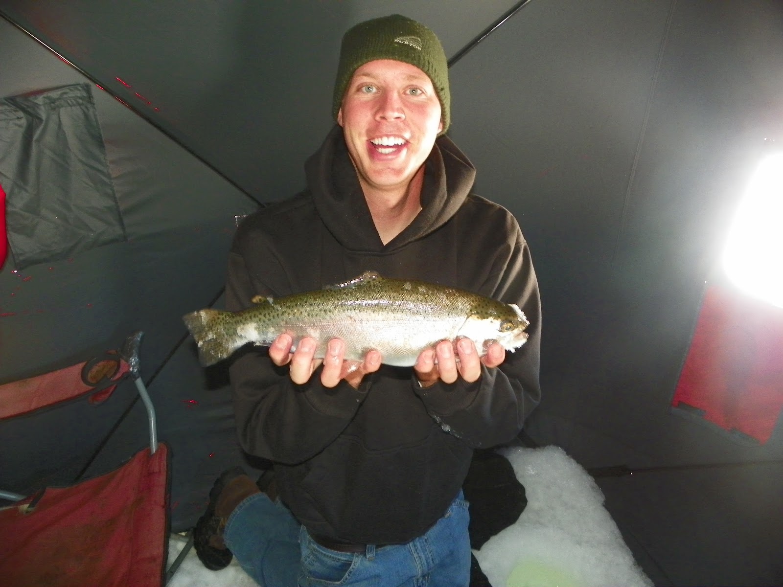 Fishing Reports Utah Panguitch Lake Utah Ice Fishing Feb 25 2012